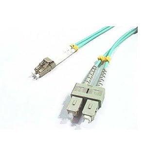 LC-SC OM3 Multimode Fibre Optic Patch Lead - 2m