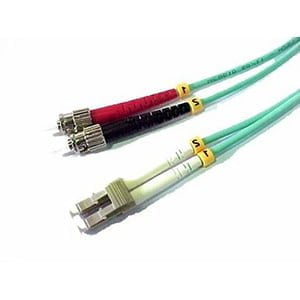 LC-ST OM3 Multimode Fibre Optic Patch Lead - 2m