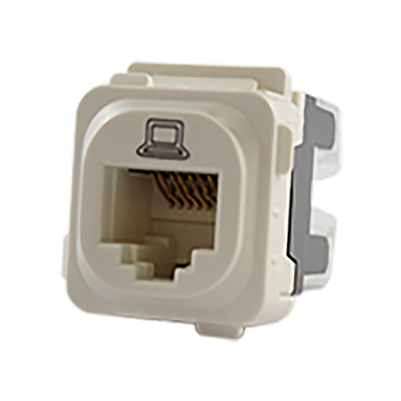 RJ45 CAT6 Data Jack - White