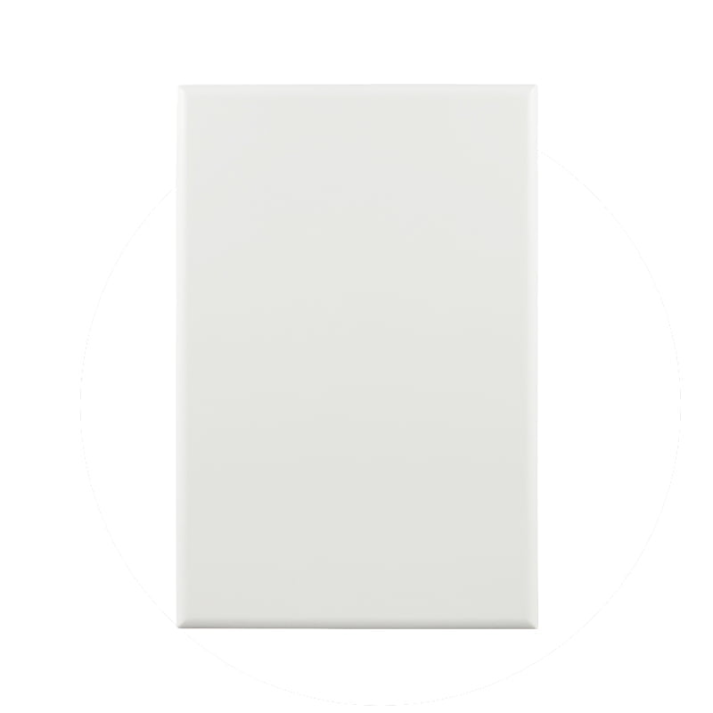 Basix S Series Blank Plate - White