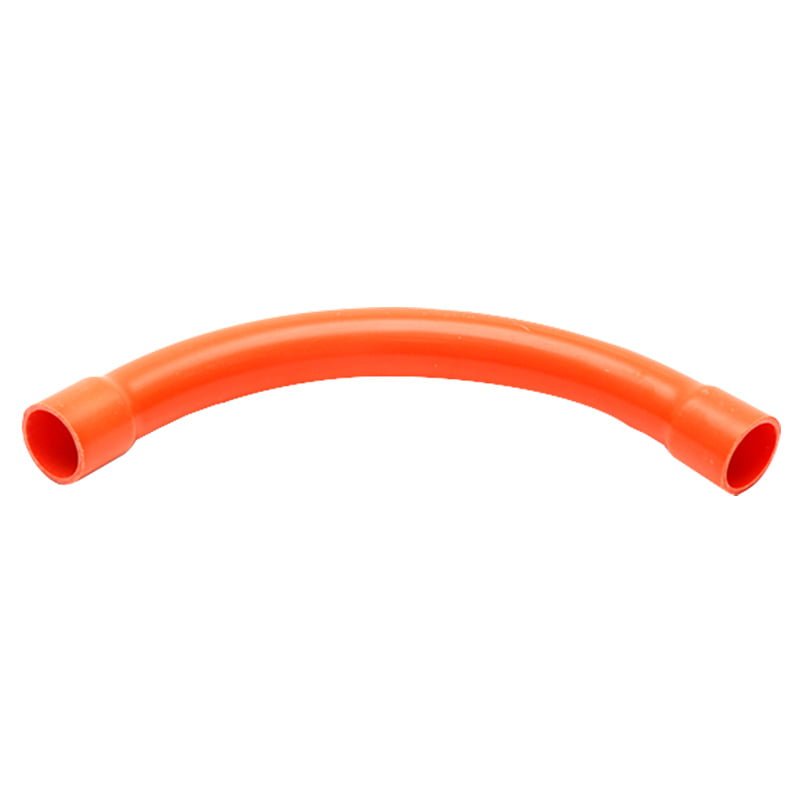 50mm Orange Heavy Duty 90° Sweep Bend