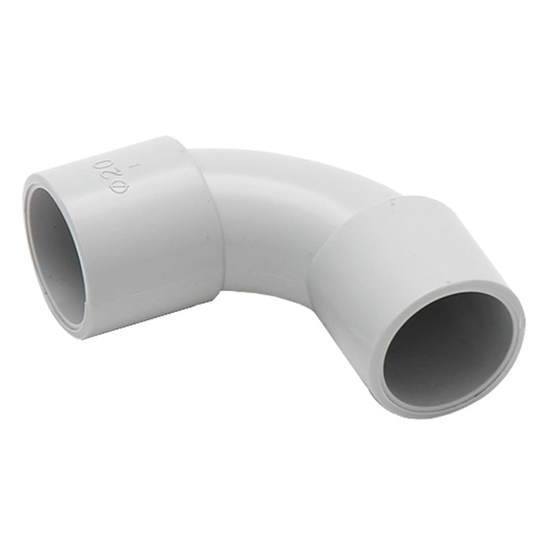 25mm Grey Solid Elbow