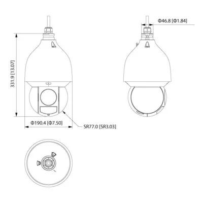 Professional AI Series 2.0MP 25x Zoom PTZ Dome - Image 7