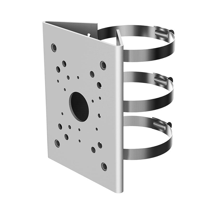 Triple Clamp Pole Mount Camera Bracket (Silver)