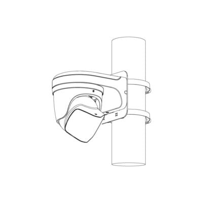 Professional AI Series 8.0MP 180° Active Deterrence Turret - Image 5