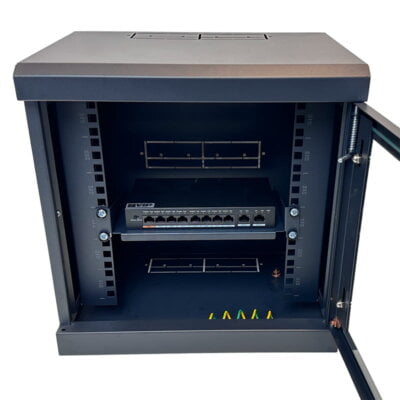 10'' 6RU 250mm Pre-assembled Wall-Mount Data Cabinet - Image 2