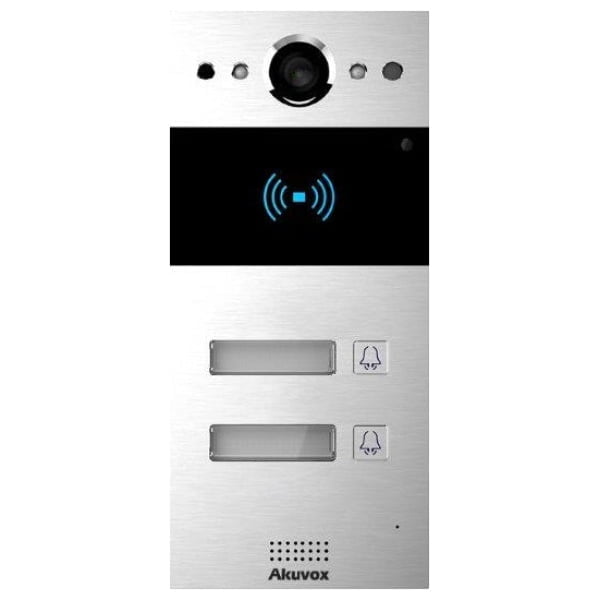 Akuvox R20B Surface Mount Video Intercom + 2 Buttons + RF Card Reader