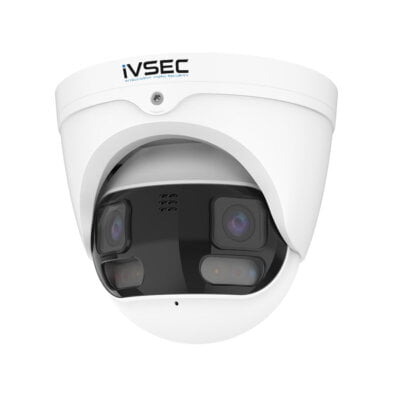 IVSEC Panoramic Turret 2 x 4MP 2.8mm Fixed Lens