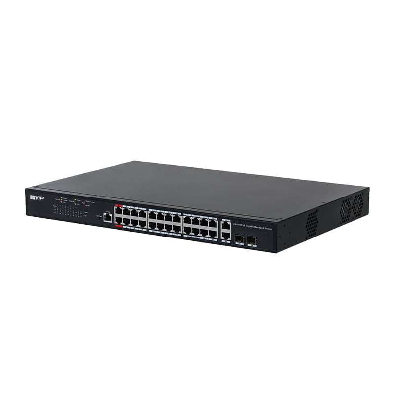 24-port Managed PoE 2.0 Gigabit Ethernet Switch