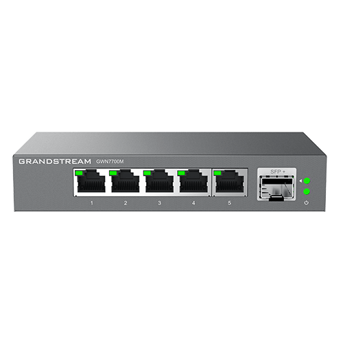 GWN7700M - Unmanaged Network Switch, 5 Port, 2.5 Gigabit Ethernet, 1 SFP+ Port