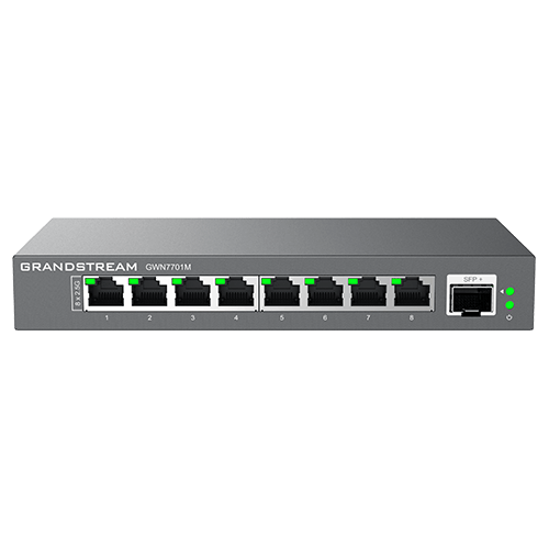 GWN7701M - Unmanaged Network Switch, 8 Port, 2.5 Gigabit Ethernet, 1 SFP+ Port