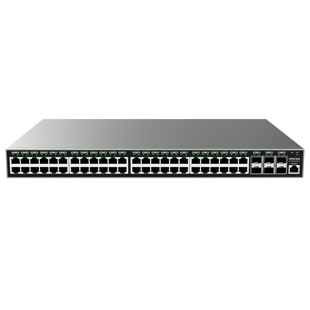 Layer 2+ Managed Network Switches 48 x GIGE, PoE, 6 x SFP