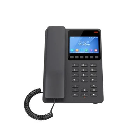 GHP631W - Compact Hotel Phone, PoE, Wi-Fi 6 - Black