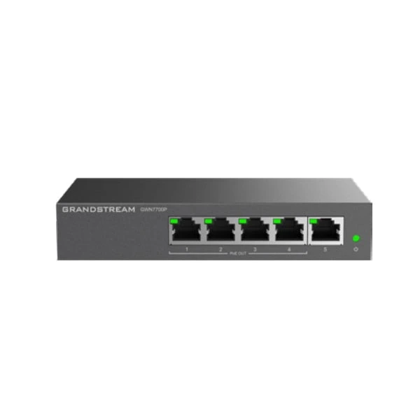 GWN7700P - Unmanaged Network Switch, 5 Port Gigabit Ethernet, 4 Port PoE