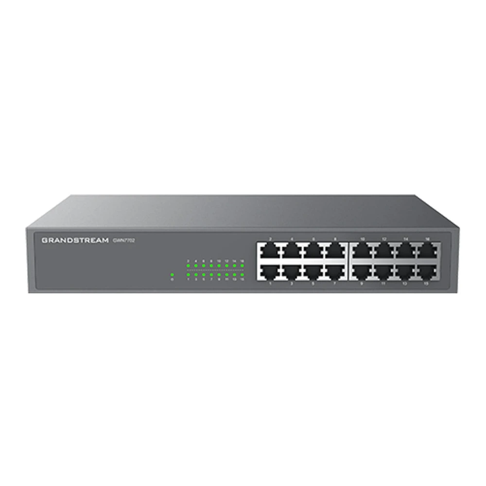 GWN7702 - Unmanaged Network Switch, 16 Port, Gigabit Ethernet