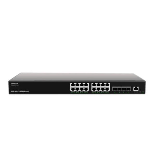 GWN7812P - Enterprise Layer 3 Managed Network Switch, POE 16 x GB, 4 x SFP