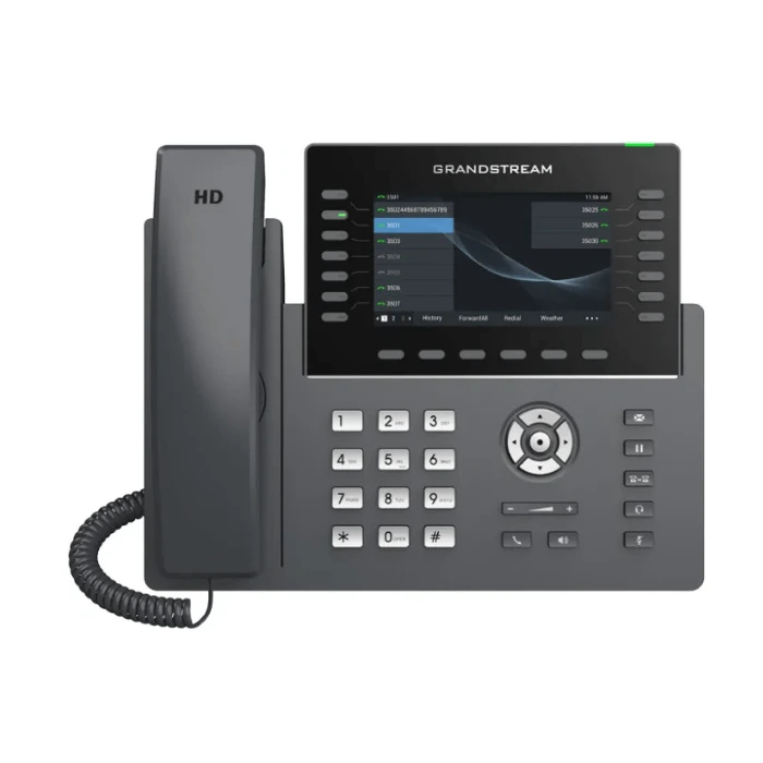 Carrier-Grade IP Phone - 14 Lines, 6 SIP Accounts, Colour, PoE, Wi-Fi