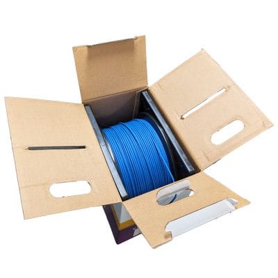 CAT5E Solid Core Cable Unshielded (Blue) - 305m Pullbox - Image 2