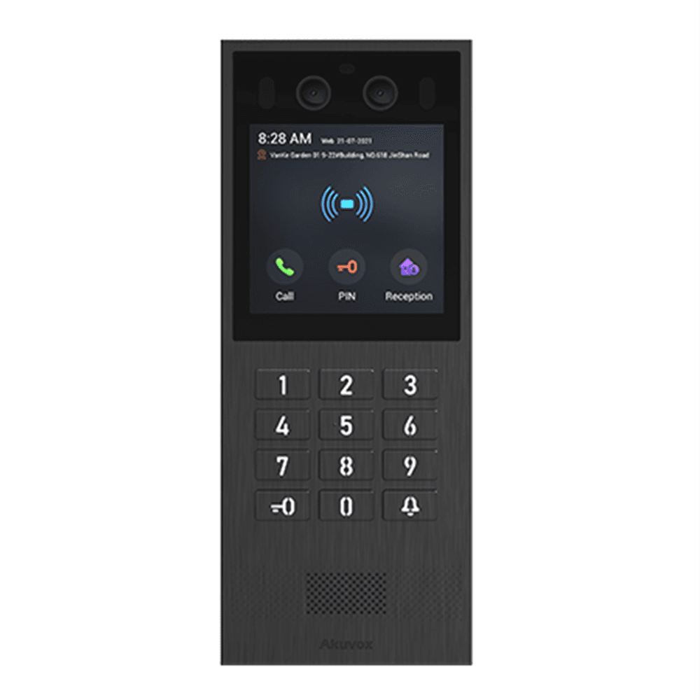 Akuvox X912 Vandal-resistant Door Phone with Press Button Keypad