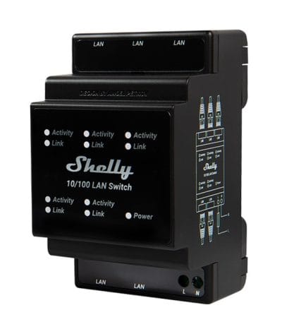 Shelly 4 Port LAN Switch