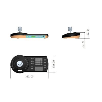 VIP Vision IP PTZ Control Keyboard - Image 2