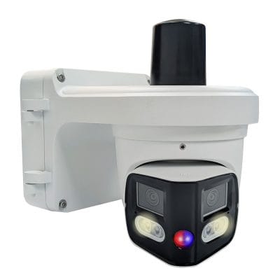 12VDC 4G 180° 4K Active Deterrence Remote Site Surveillance Camera - VSIPKIT-1804G