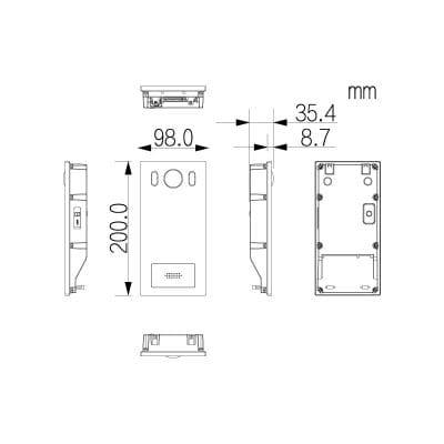 Apartment D2 Series IP Door Station - INTIPADSD2 - Image 5