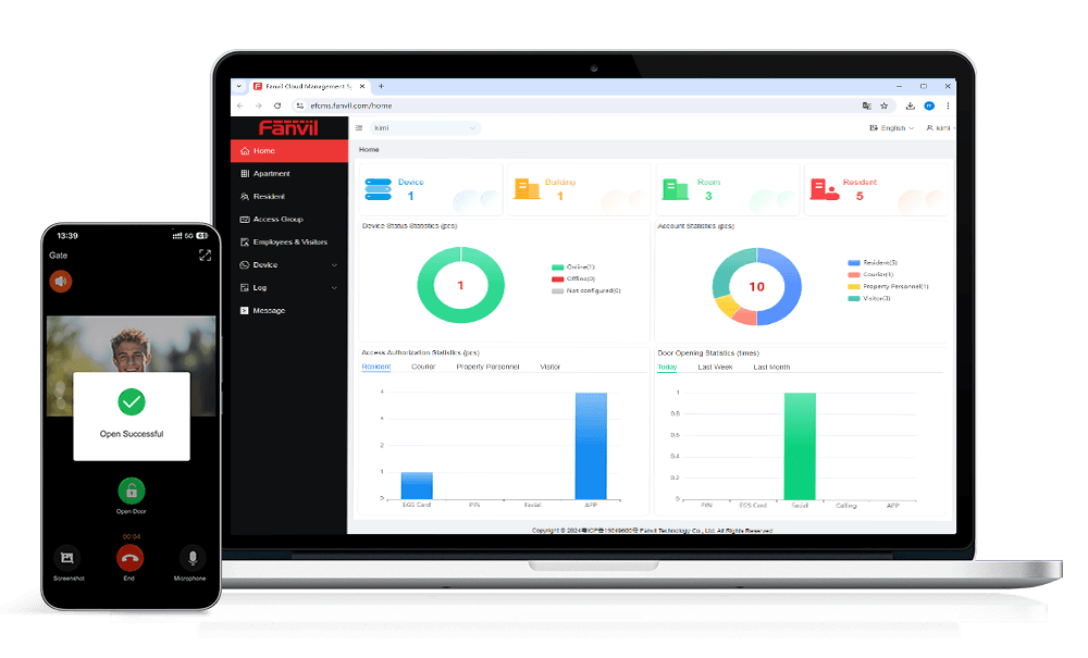 Fanvil Cloud Management System